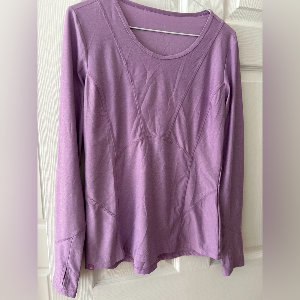 Lilac Long-Sleeve Athleta Women's Top